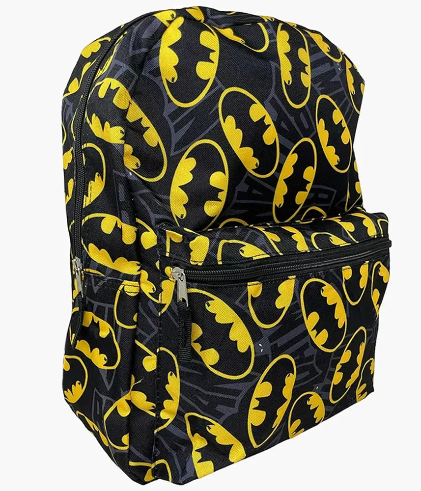 16" Batman Logo Backpack