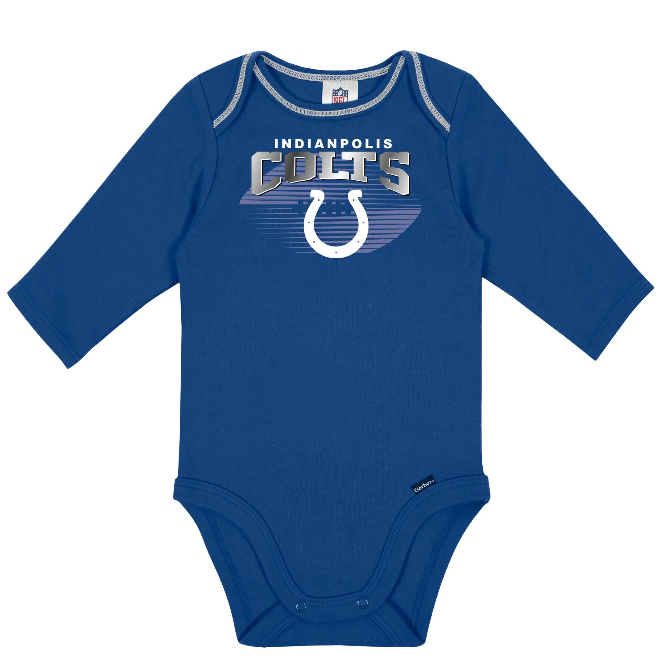 2-Pack Baby Boys Colts Long Sleeve Bodysuits