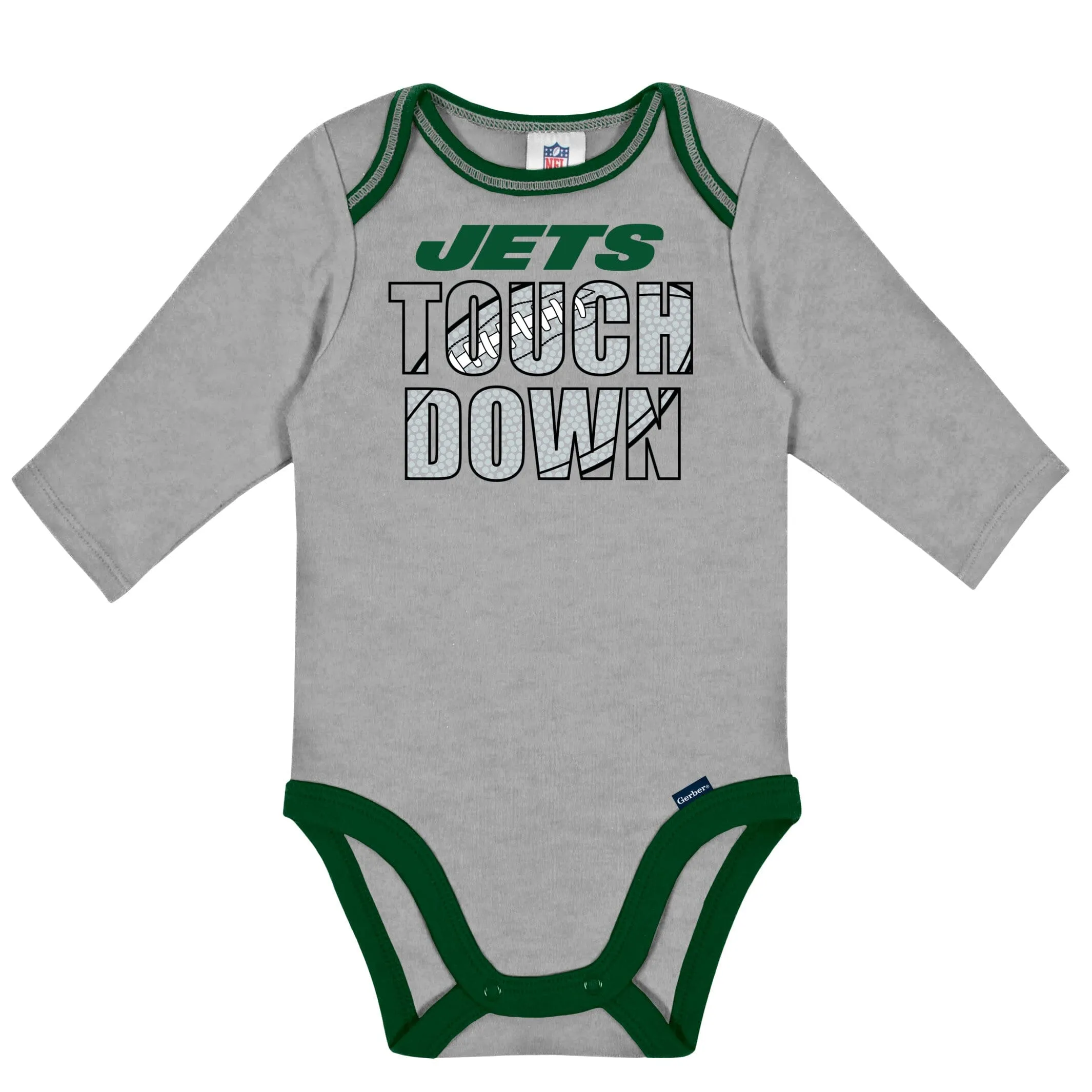 2-Pack Baby Boys Jets Long Sleeve Bodysuits