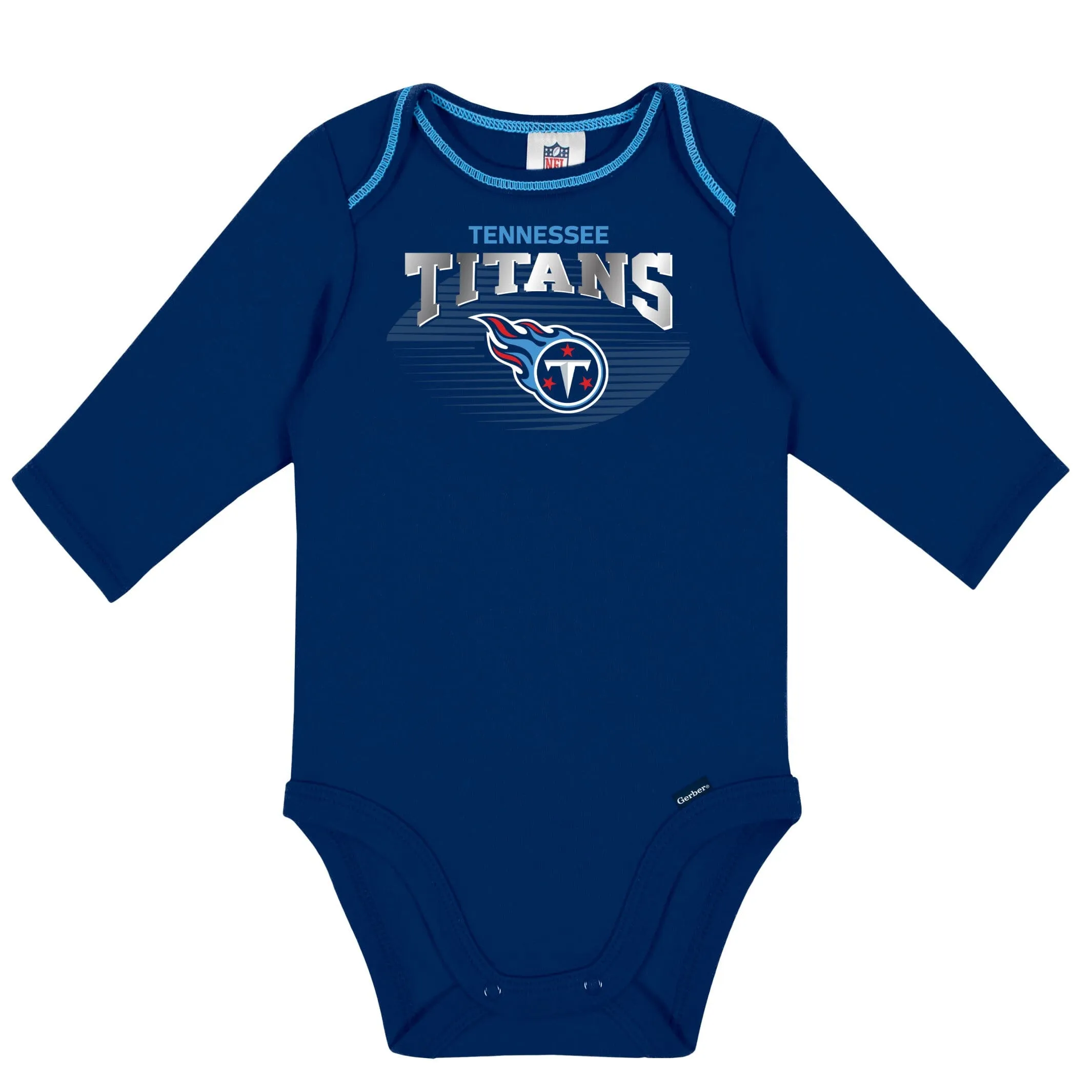 2-Pack Baby Boys Titans Long Sleeve Bodysuits