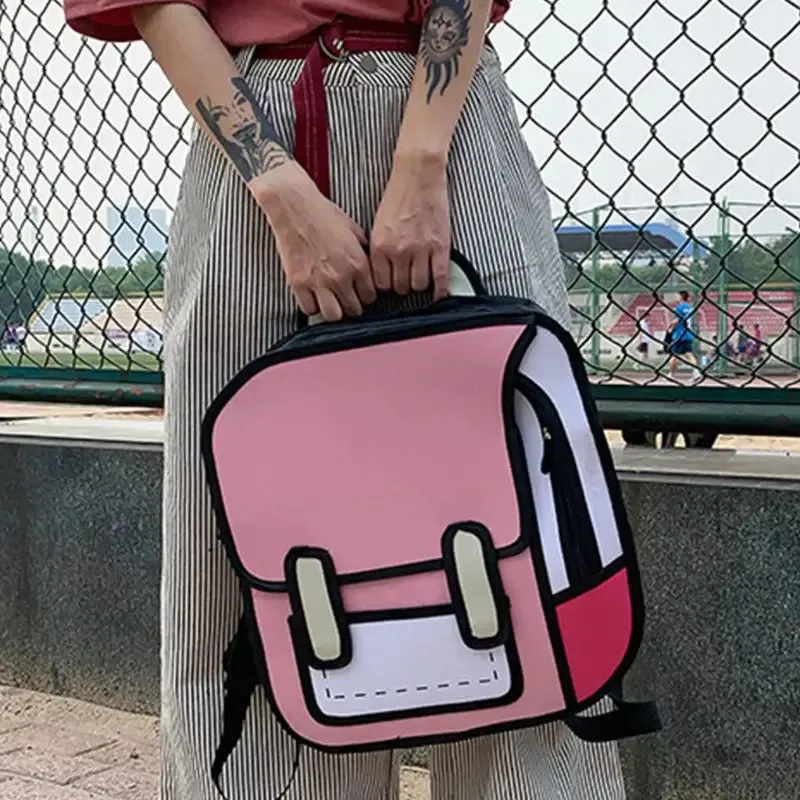 2D Cartoon Backpack