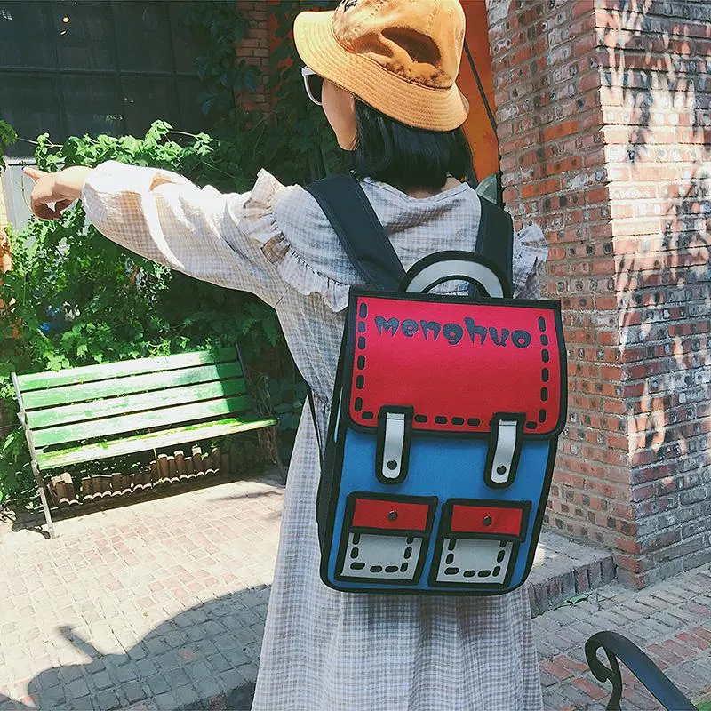 2D Cartoon Backpack