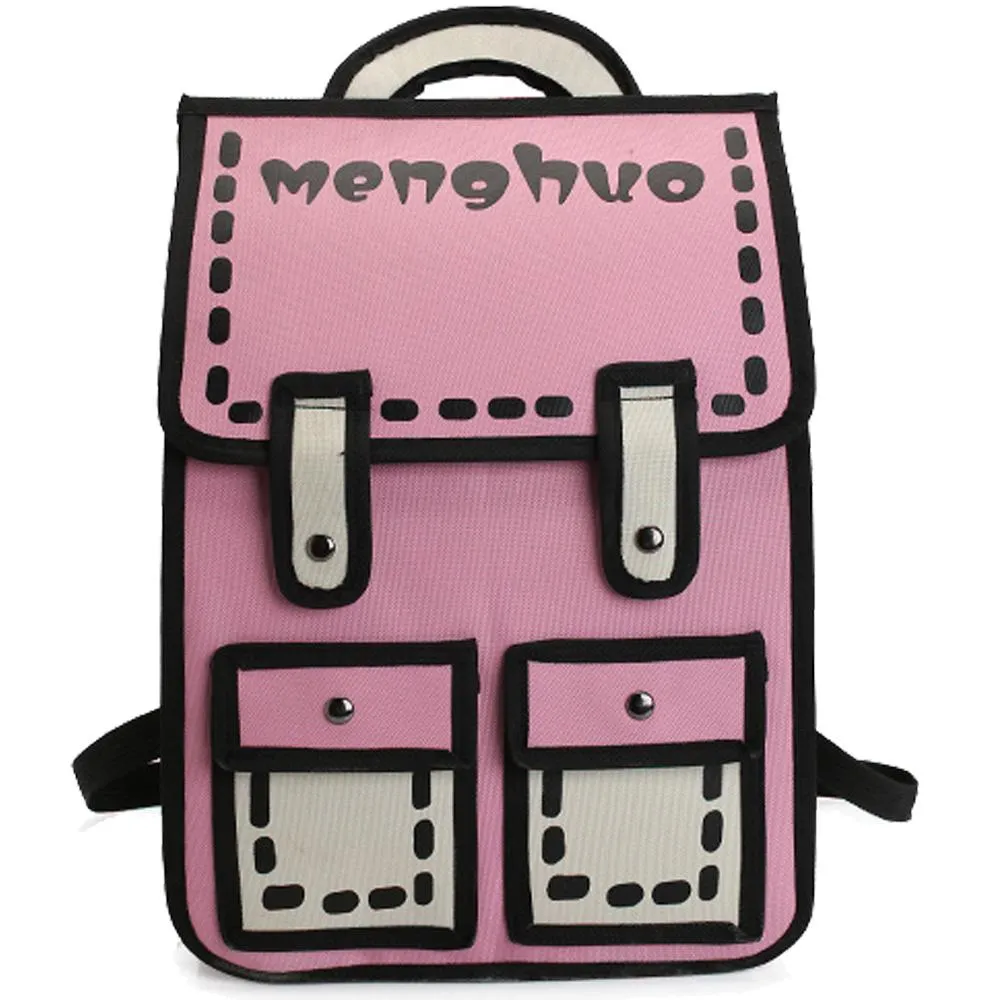 2D Cartoon Backpack