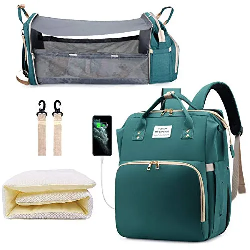 3-in-1 Luxury Mom Travel Baby Diaper Bag