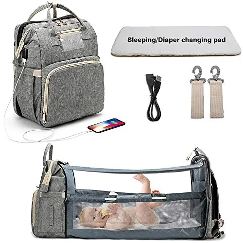 3-in-1 Luxury Mom Travel Baby Diaper Bag