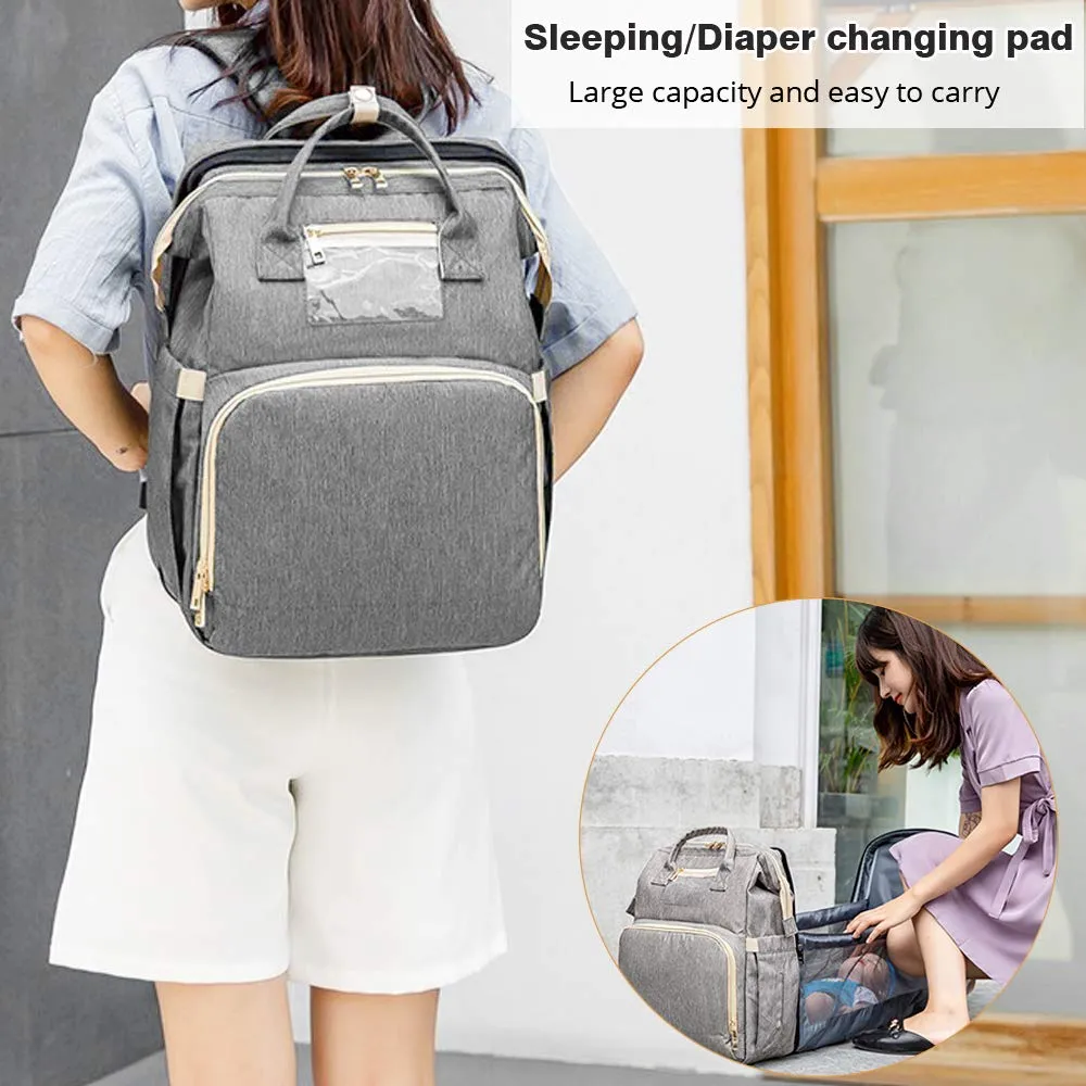 3-in-1 Luxury Mom Travel Baby Diaper Bag