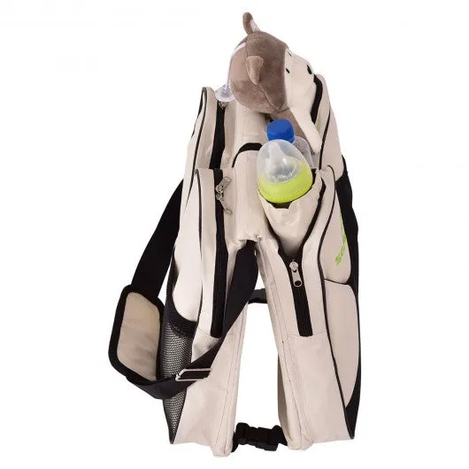 3 in 1 Portable Infant Bassinet Diaper Bag Beige