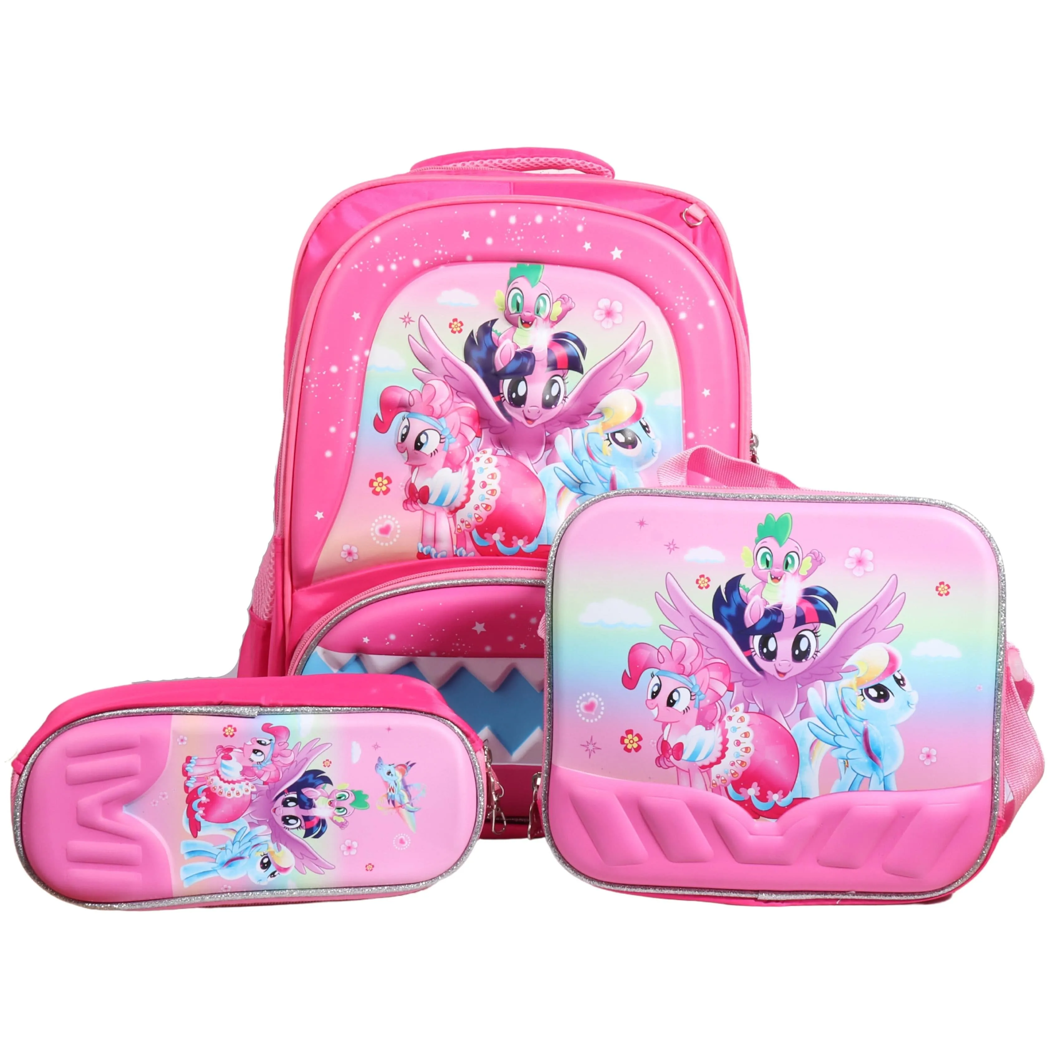 3 in 1 School Bag Set with Pencil Case and Lunch Bag