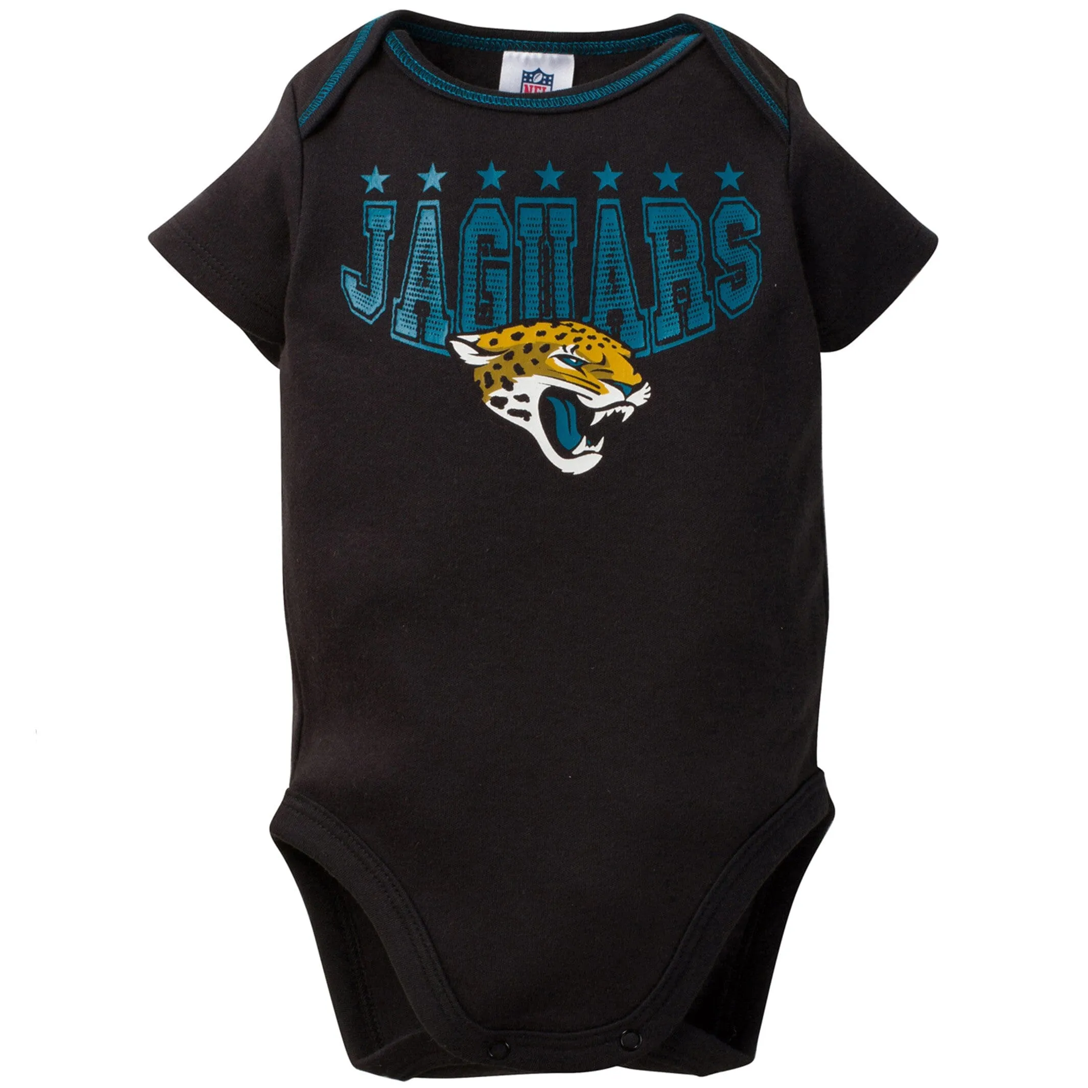 3-Pack Baby Boys Jacksonville Jaguars Short Sleeve Bodysuit