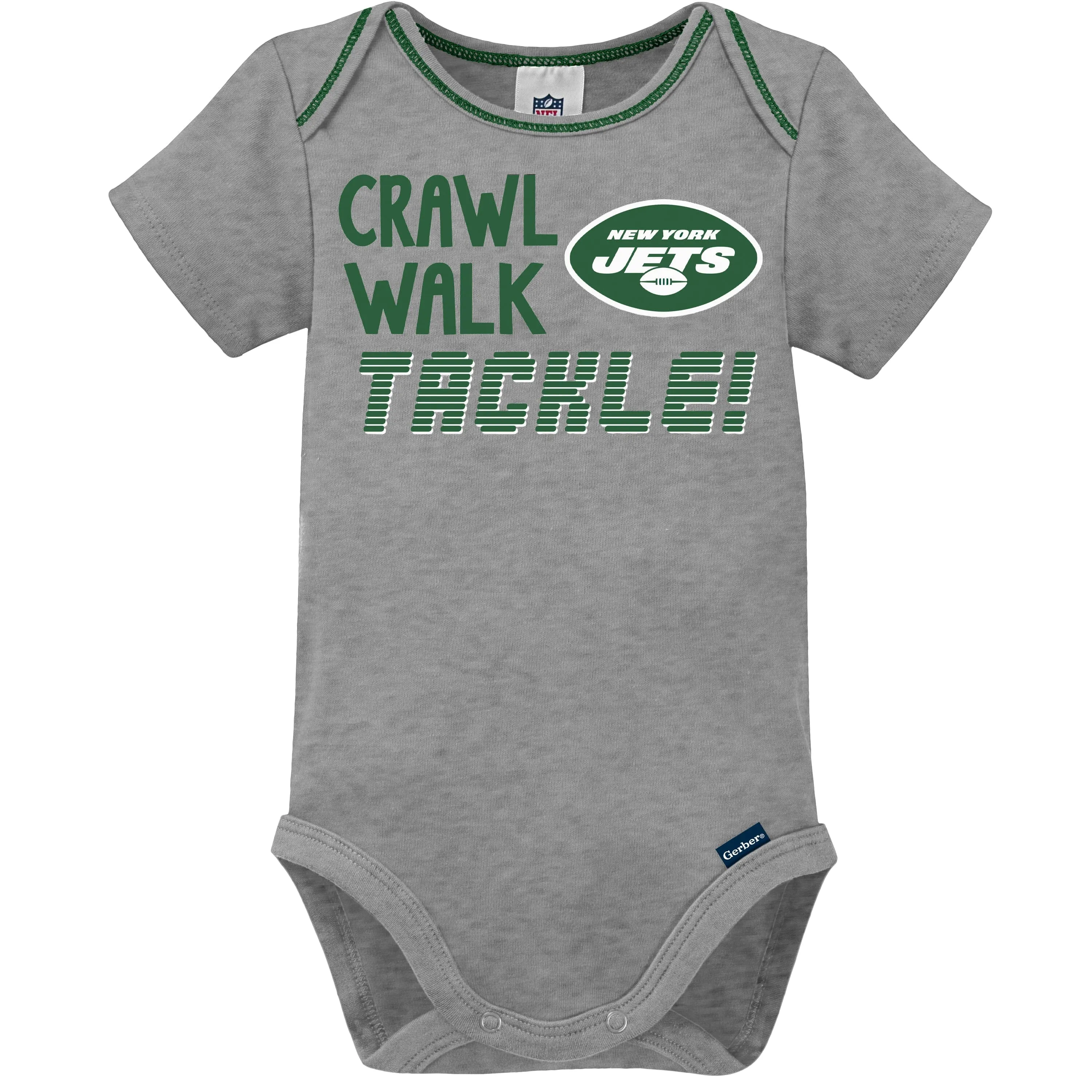 3-Pack Baby Boys Jets Short Sleeve Bodysuits