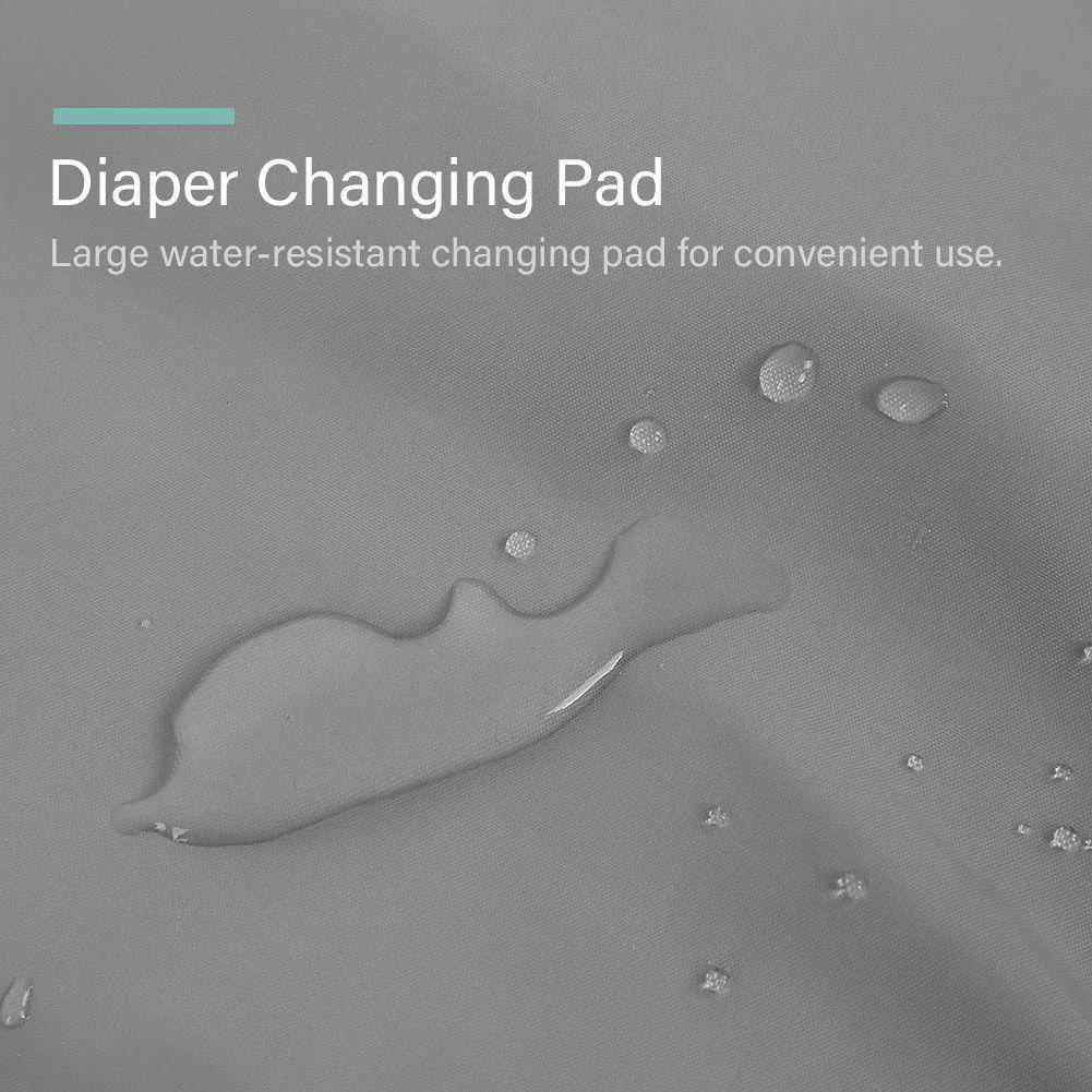 3in1 Portable Waterproof Baby Diaper Changing Pad