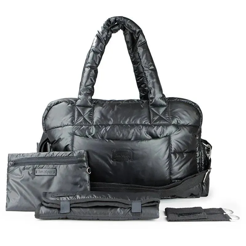 7 A.M. Voyage - Soho Diaper Bag, Black