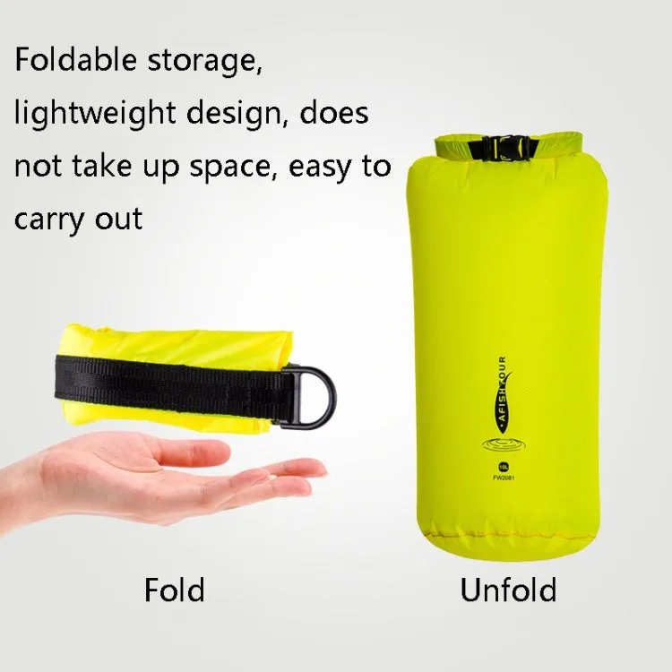 AFISHTOUR Outdoor Bunch Storage Bag Multi-Function Light Thin Waterproof Storage Bag, Size: 20L(Yellow)