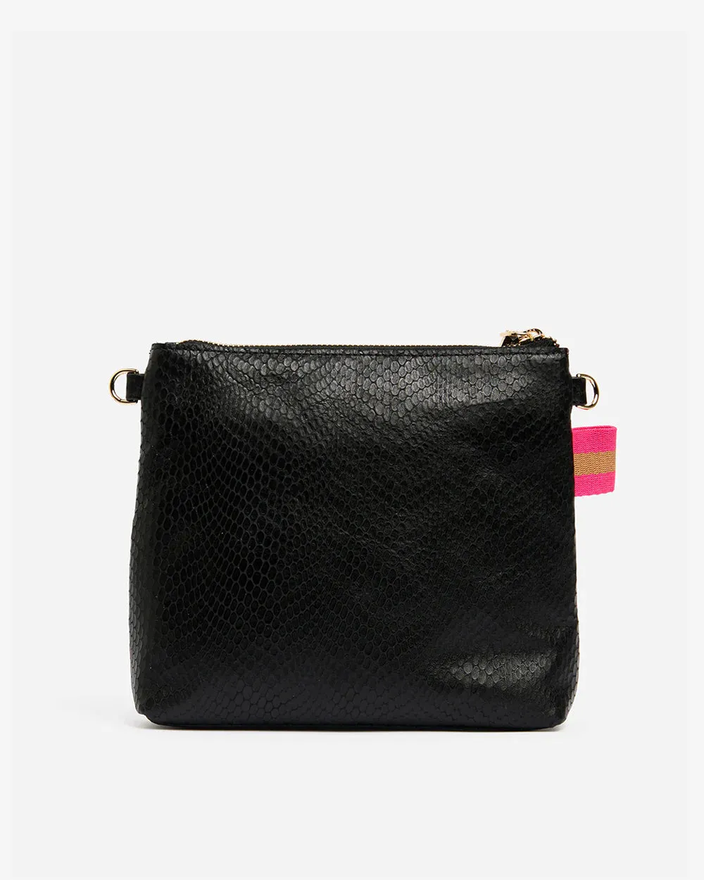 ALEXIS CROSSBODY BAG | Black Snake