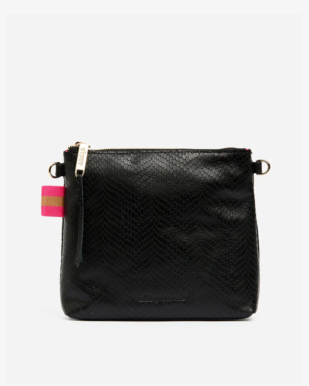 ALEXIS CROSSBODY BAG | Black Snake