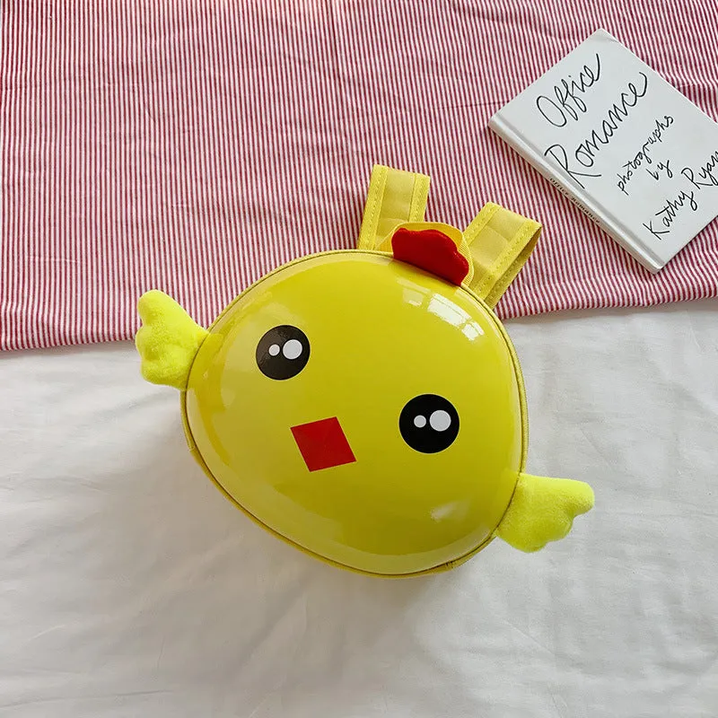 Anti-Lost Cartoon Eggshell Backpack for Kindergarten