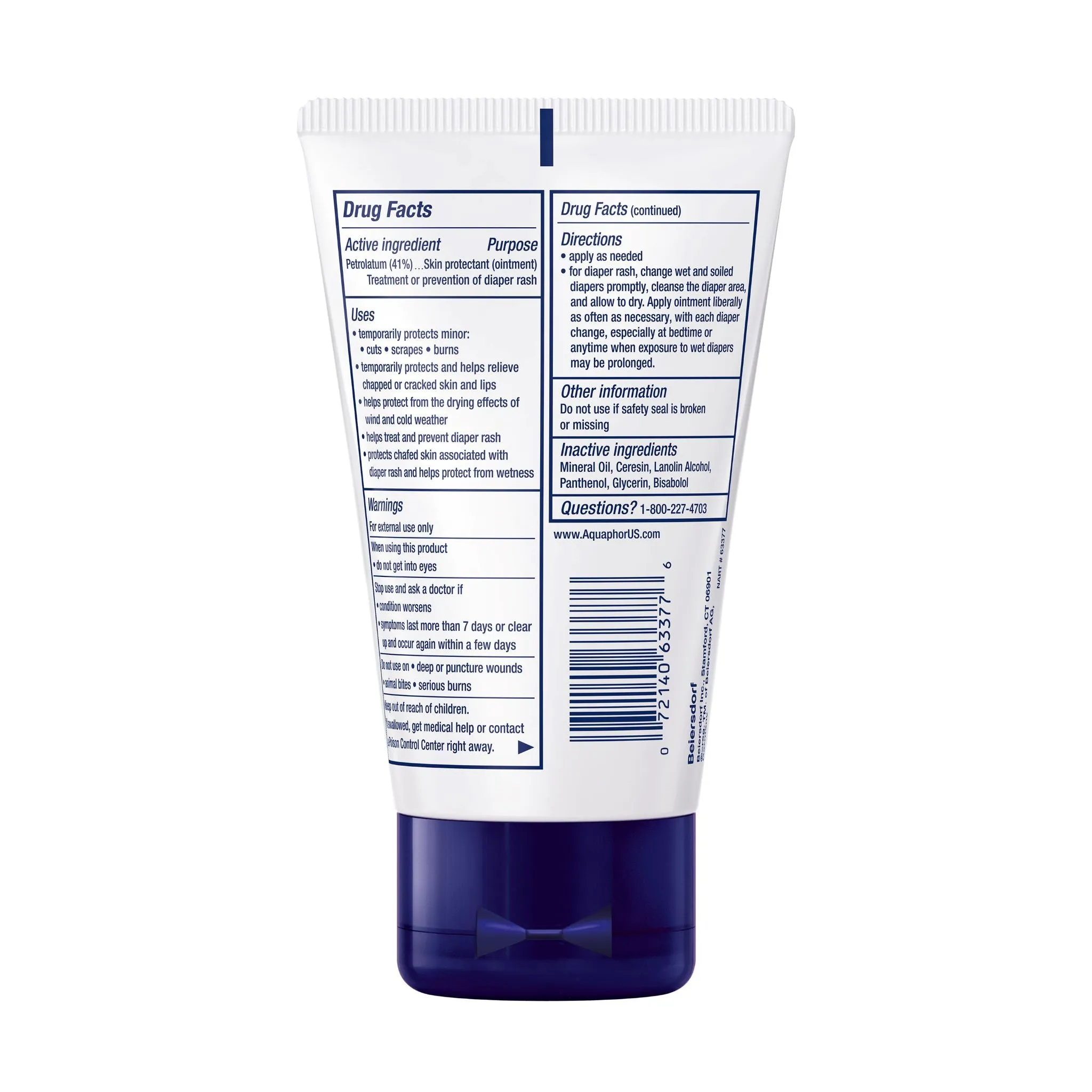 Aquaphor Baby Healing Ointment Tube 3 oz.