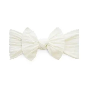 Baby Bling Bows - Cable Knit Knot - Ivory