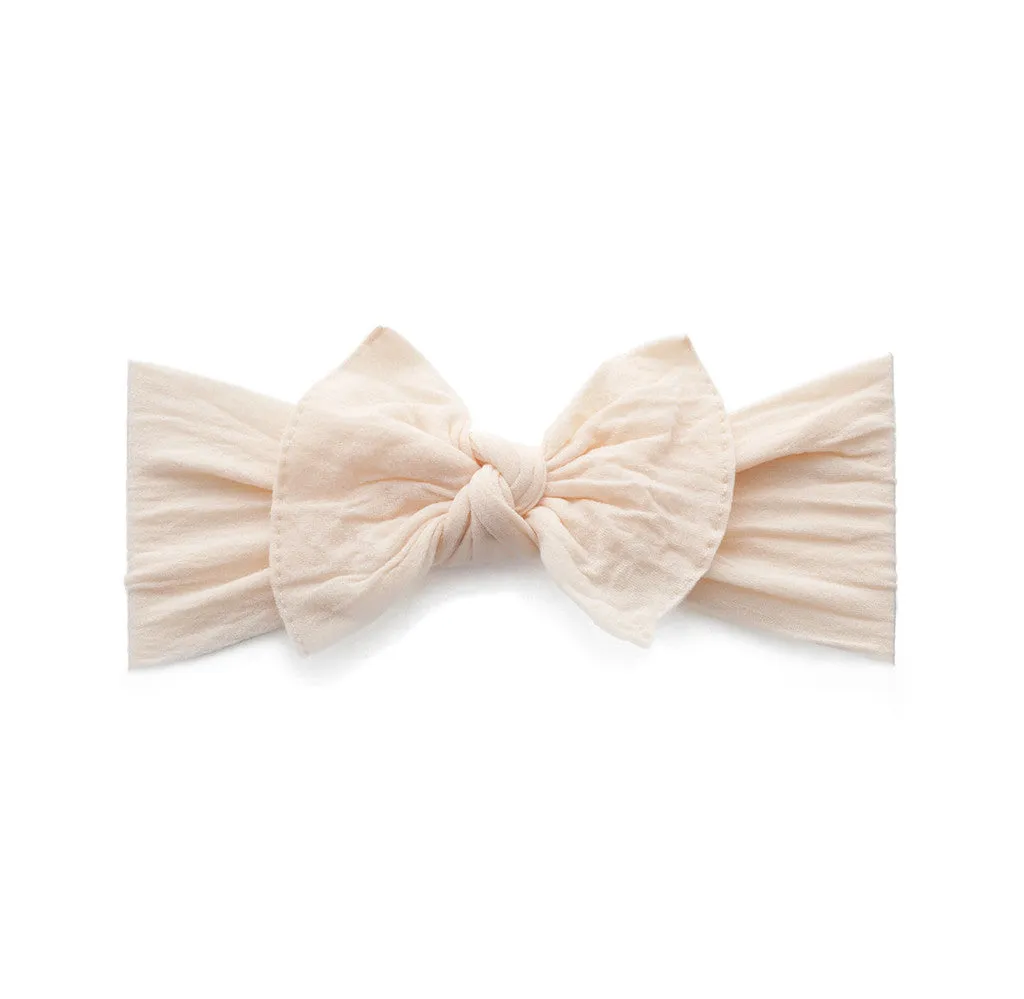 Baby Bling Bows - Classic Knot - Peach