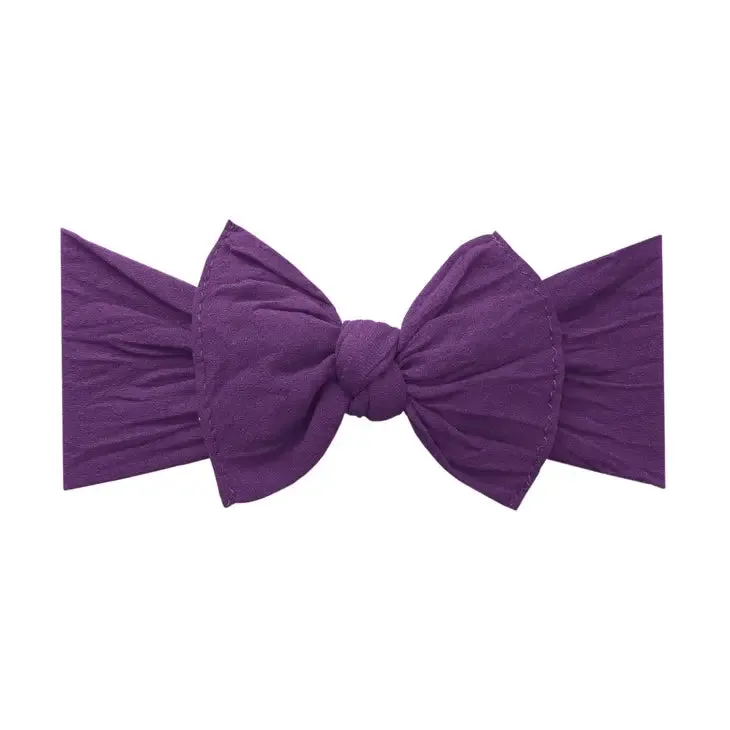 Baby Bling Bows - Classic Knot - Plum