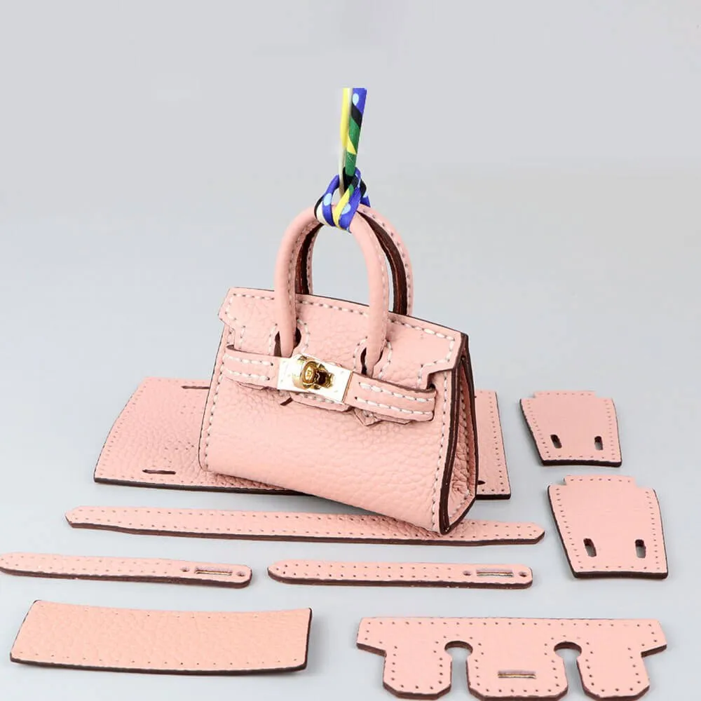 BABYLON™ Mini Birkin Bag Charm Leather DIY Kit