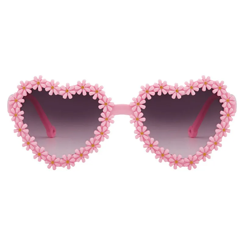 Babymoon Kids Heart Shaped Summer Sunglasses Goggles For Girls & Boys