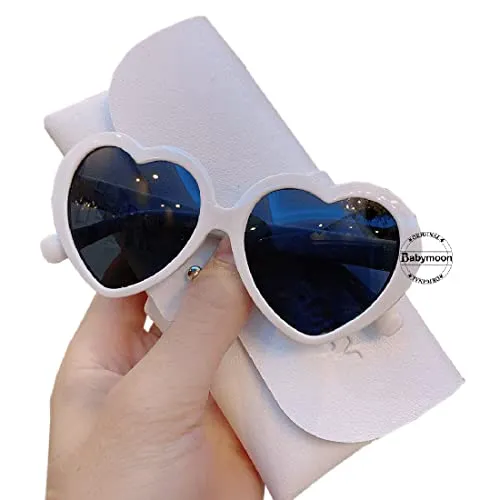 Babymoon Kids Heart Shaped Summer Sunglasses Goggles For Girls & Boys