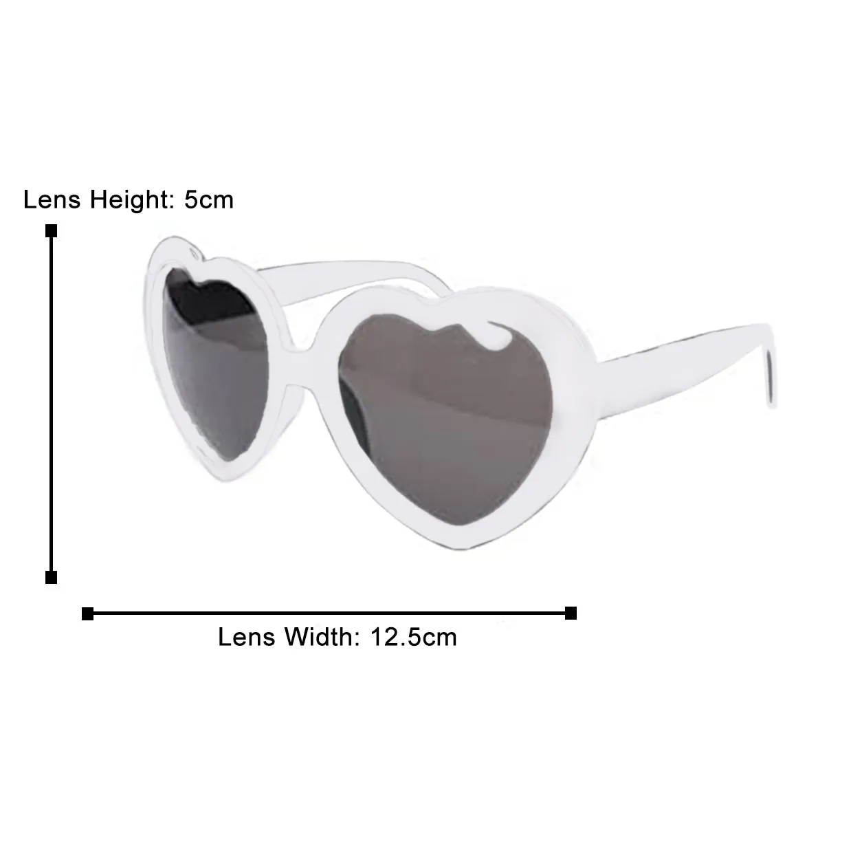 Babymoon Kids Heart Shaped Summer Sunglasses Goggles For Girls & Boys