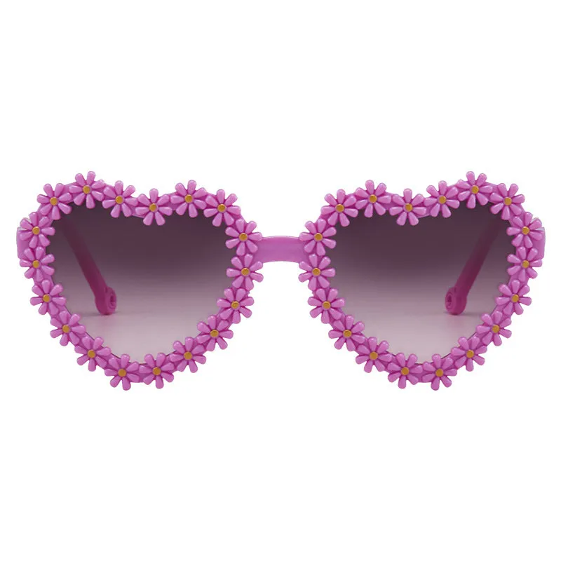 Babymoon Kids Heart Shaped Summer Sunglasses Goggles For Girls & Boys