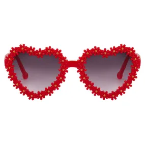 Babymoon Kids Heart Shaped Summer Sunglasses Goggles For Girls & Boys