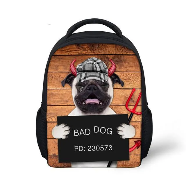 Bad Dog Print - Baby Bag