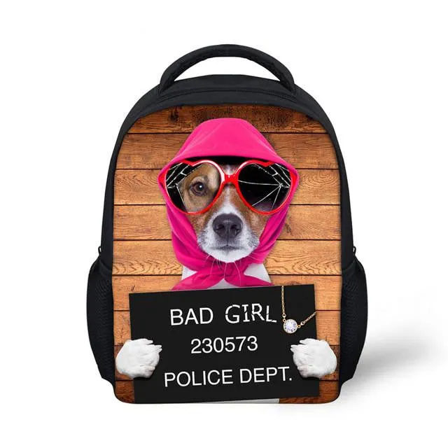 Bad Dog Print - Baby Bag