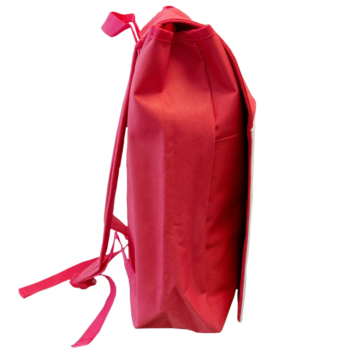 Bags - RUCKSACK - A4 Binder School Bag with Panel - Red -  30cm x 39cm x 11.5cm