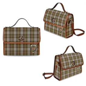 Baillie Dress Tartan Waterproof Canvas Bag with Family Crest