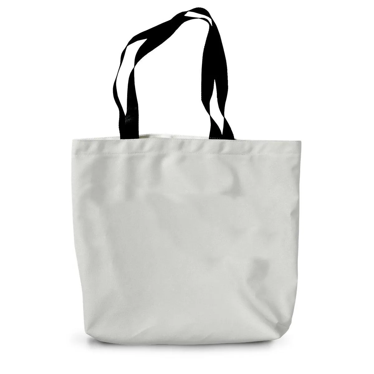 Bavarian Statement Tote Bag, Canvas with pretzel print "Brezn basst" - Natural White & Beige