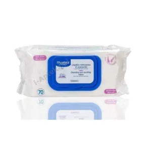 Bebe MUSTELA WIPES scroll 70 pieces packaging