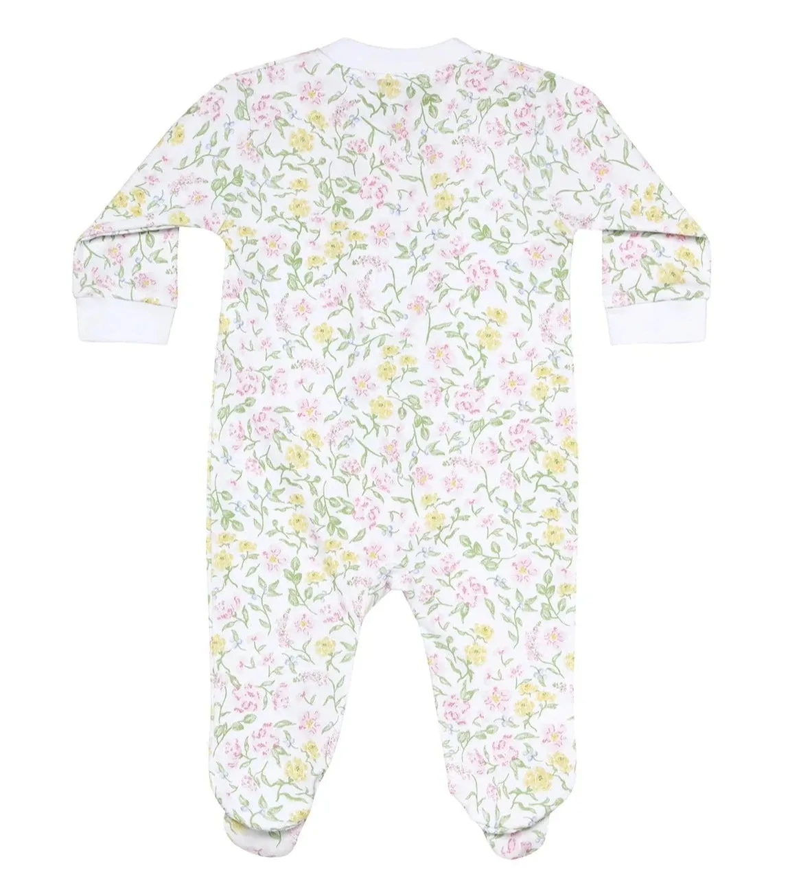 Berry Wildflowers Zipper Footie