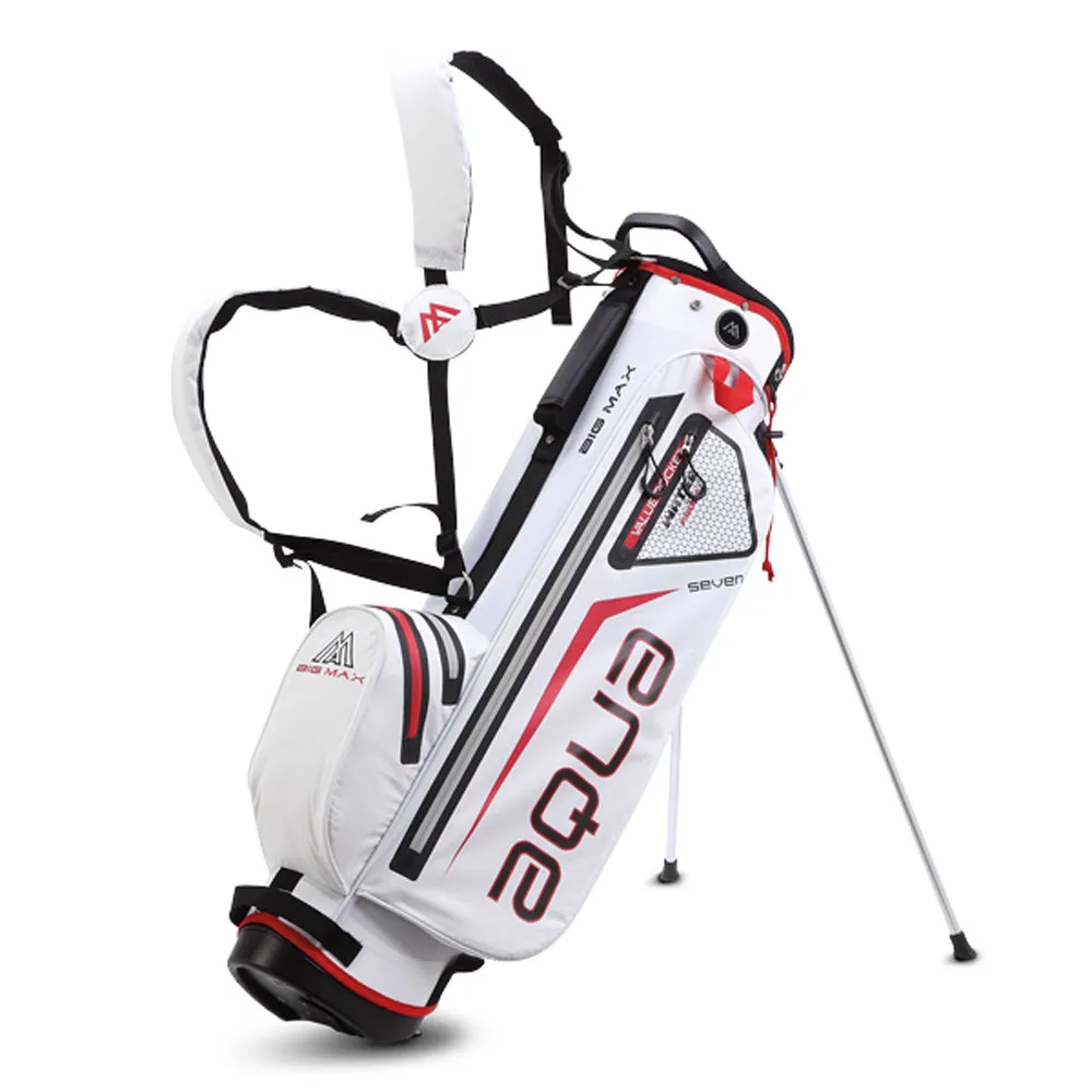 Big Max Aqua Seven Stand Bag - White/Red