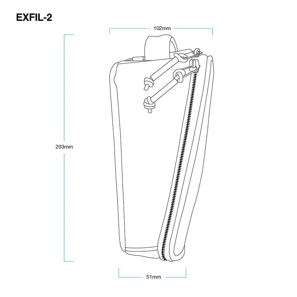 BILTWELL EXFIL-2 MINI TANK BAG [BLACK]