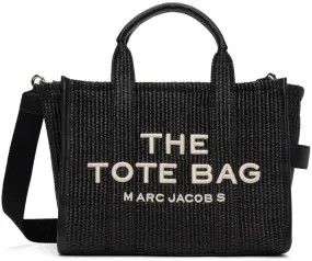 Black 'The Woven Medium Tote Bag' Tote