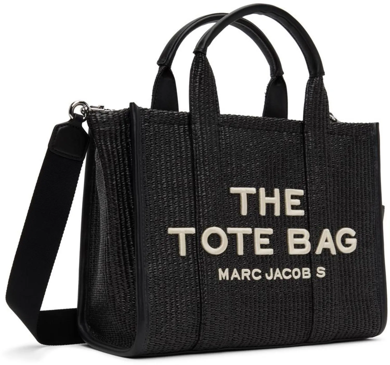 Black 'The Woven Medium Tote Bag' Tote