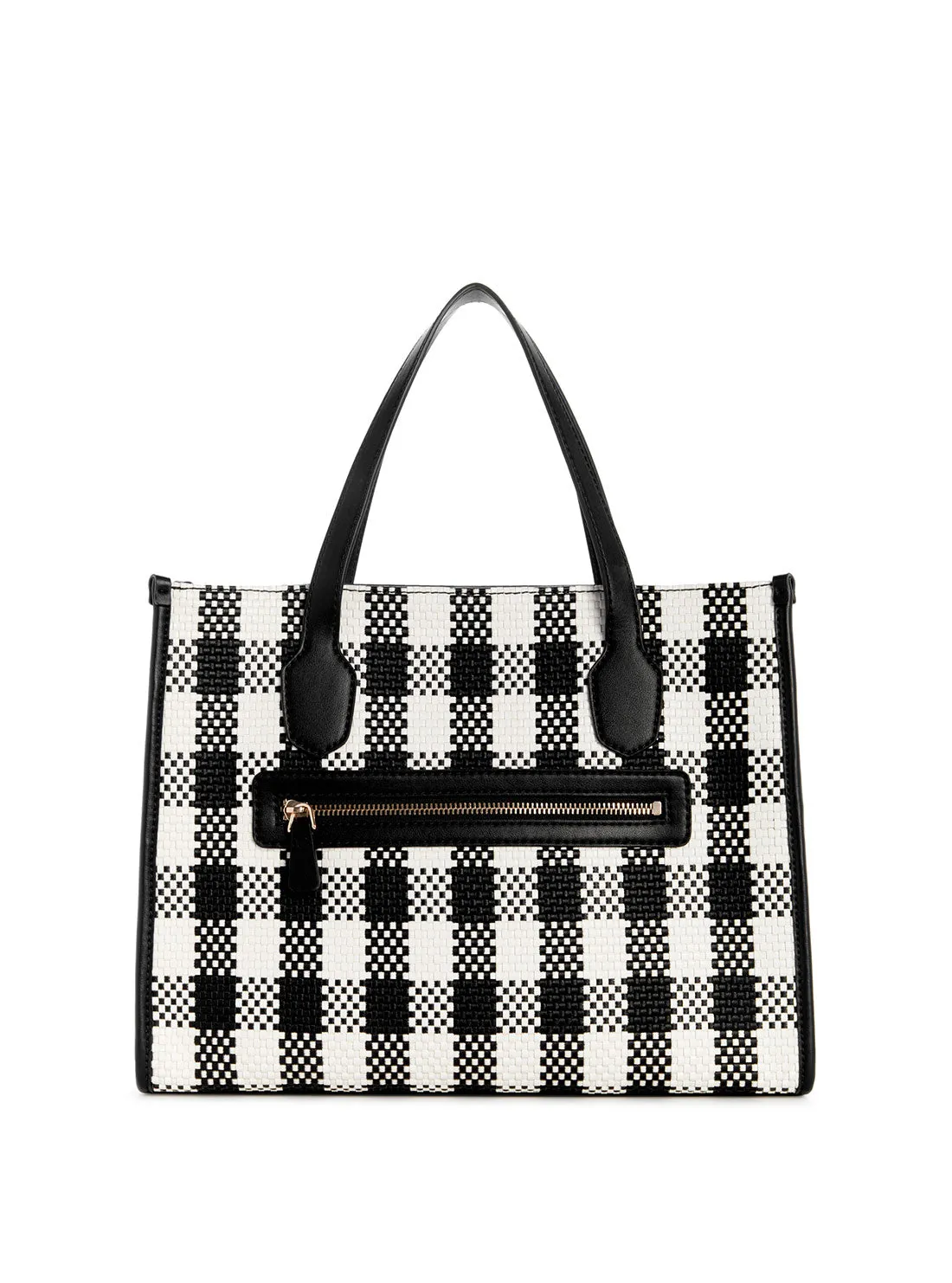 Black White Silvana Tote Bag