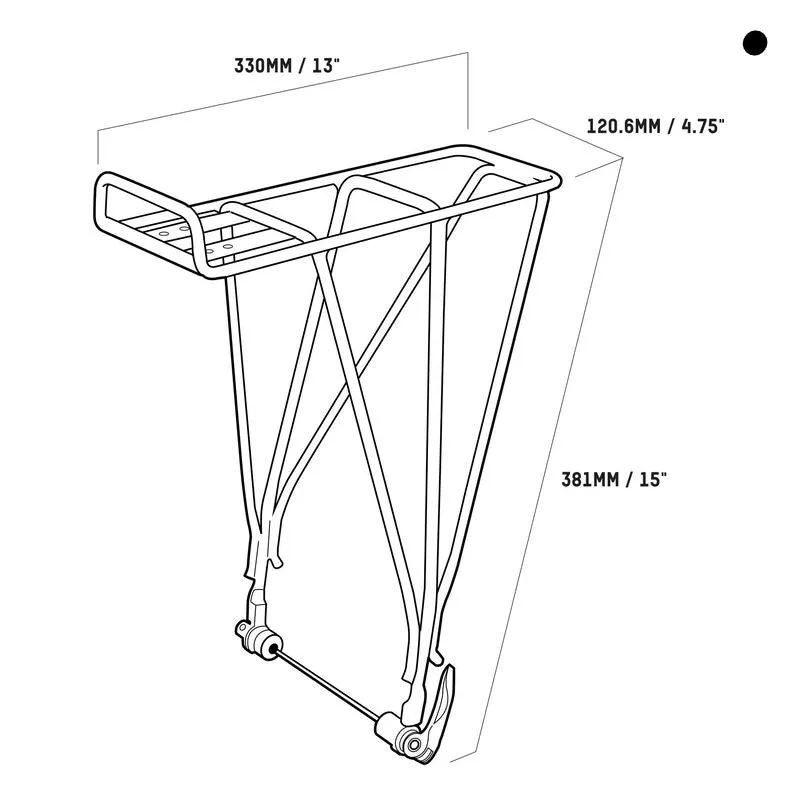 Blackburn EX-1 Rear Rack Black