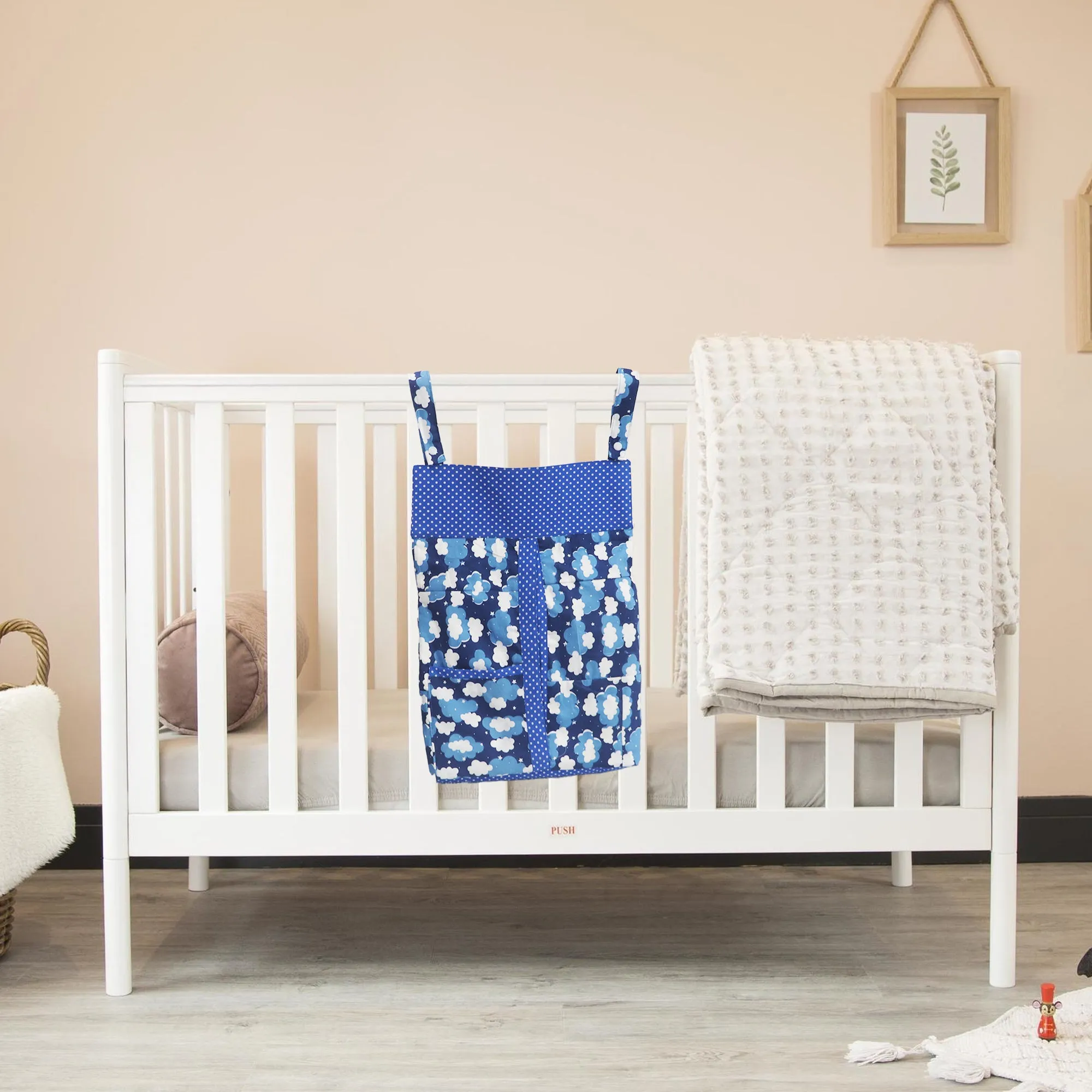 Blue Clouds - Diaper & Nappy Stacker Multi-Purpose Storage for Essentials