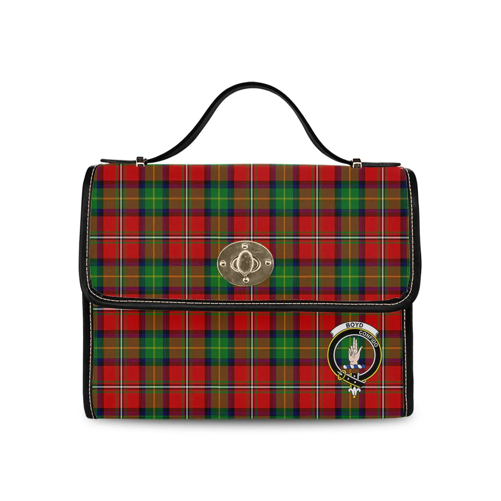 Boyd Tartan Waterproof Canvas Bag with Family Crest