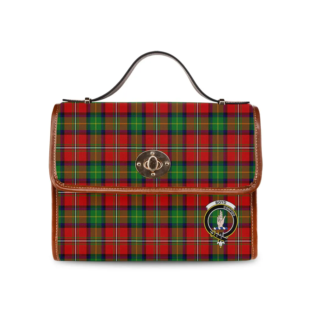 Boyd Tartan Waterproof Canvas Bag with Family Crest