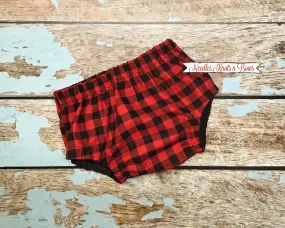 Buffalo Plaid Diaper Cover for Babies and Toddlers