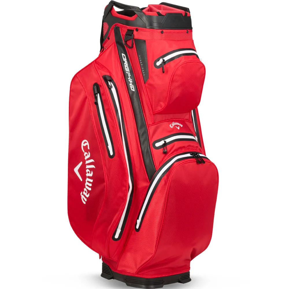 Callaway Org 14 HD Waterproof Cart Bag - Fire Red