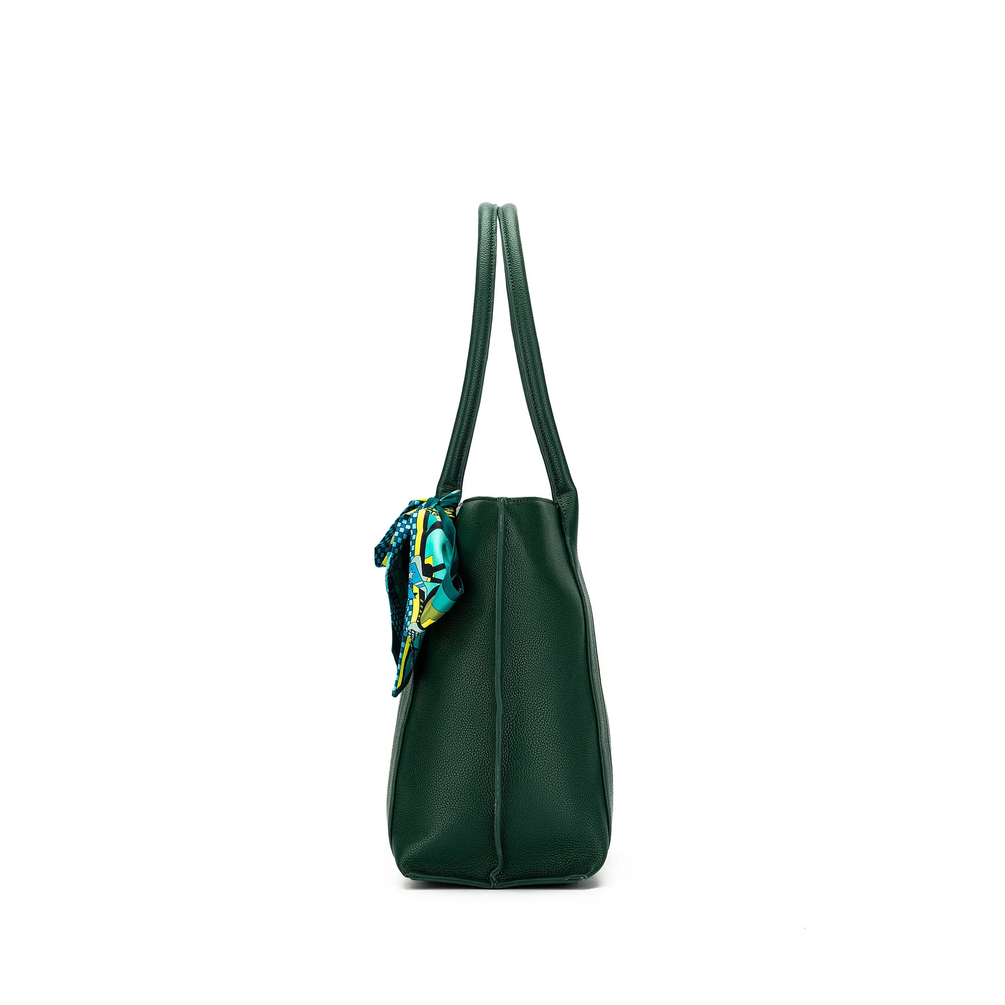 Carolyn Dark Green 3 Piece Handbag Set