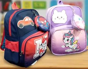 Cartoon Characters School Bag | 1 Pcs